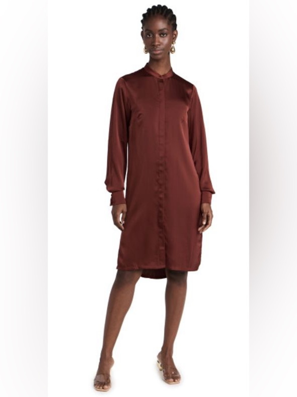 Andrea Iyamah Uchi Tunic in Chocolate NWT